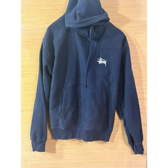 2024 stussy navy logo hoodie - Picture 2 of 4
